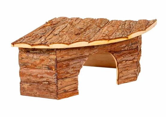 Natural Wooden Hörnhus 42x15x30cm