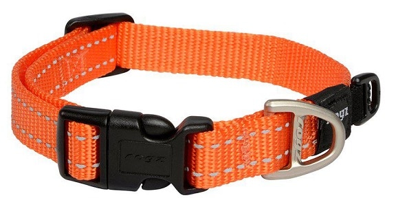 Rogz Halsband med reflex orange - 2