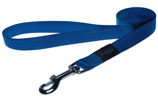 Rogz Koppel nylon blå med reflex - 2