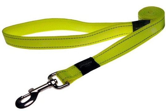 Rogz Koppel nylon gul med reflex - 2