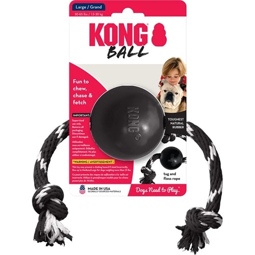 Kong Extreme Ball Med rep L Ø7,5cm