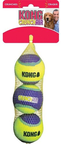 Kong CrunchAir Ball 3pack Medium 6cm - 2