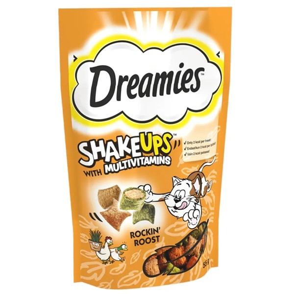 Dreamies Shake-ups Multivitamin Roost 55g