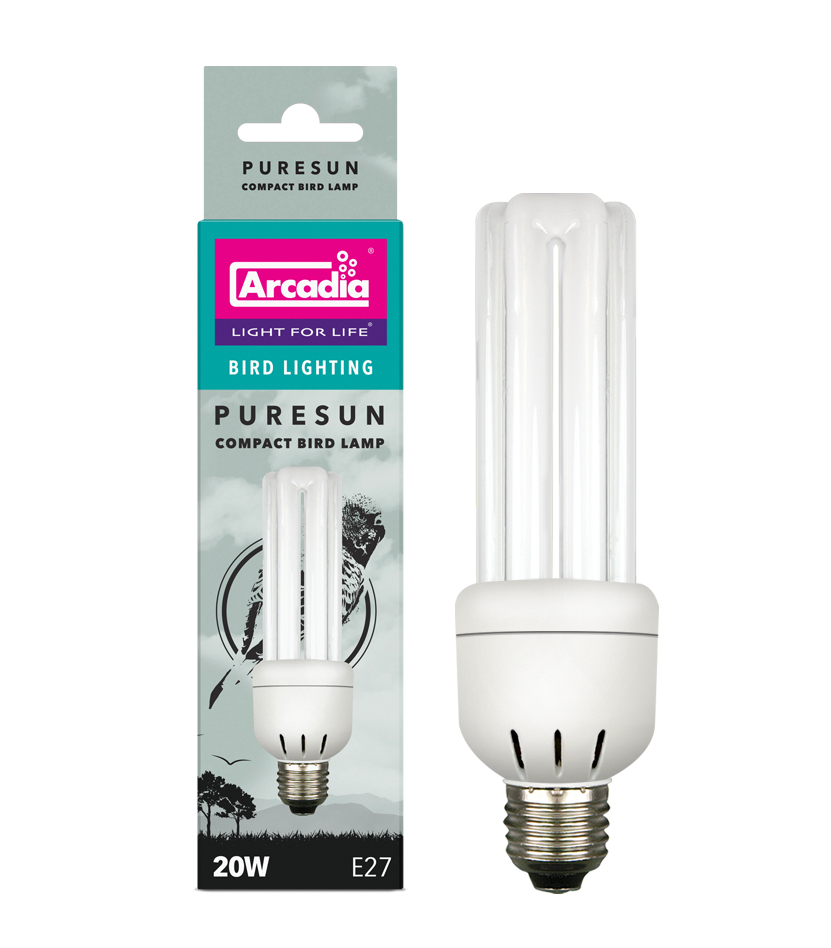 Arcadia fågellampa 20w