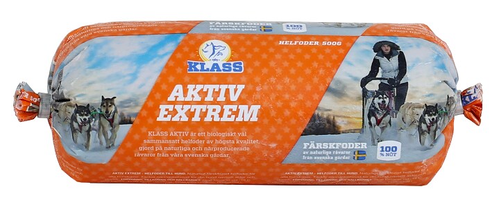 Klass Aktiv Extrem 500g fryst hundfoder