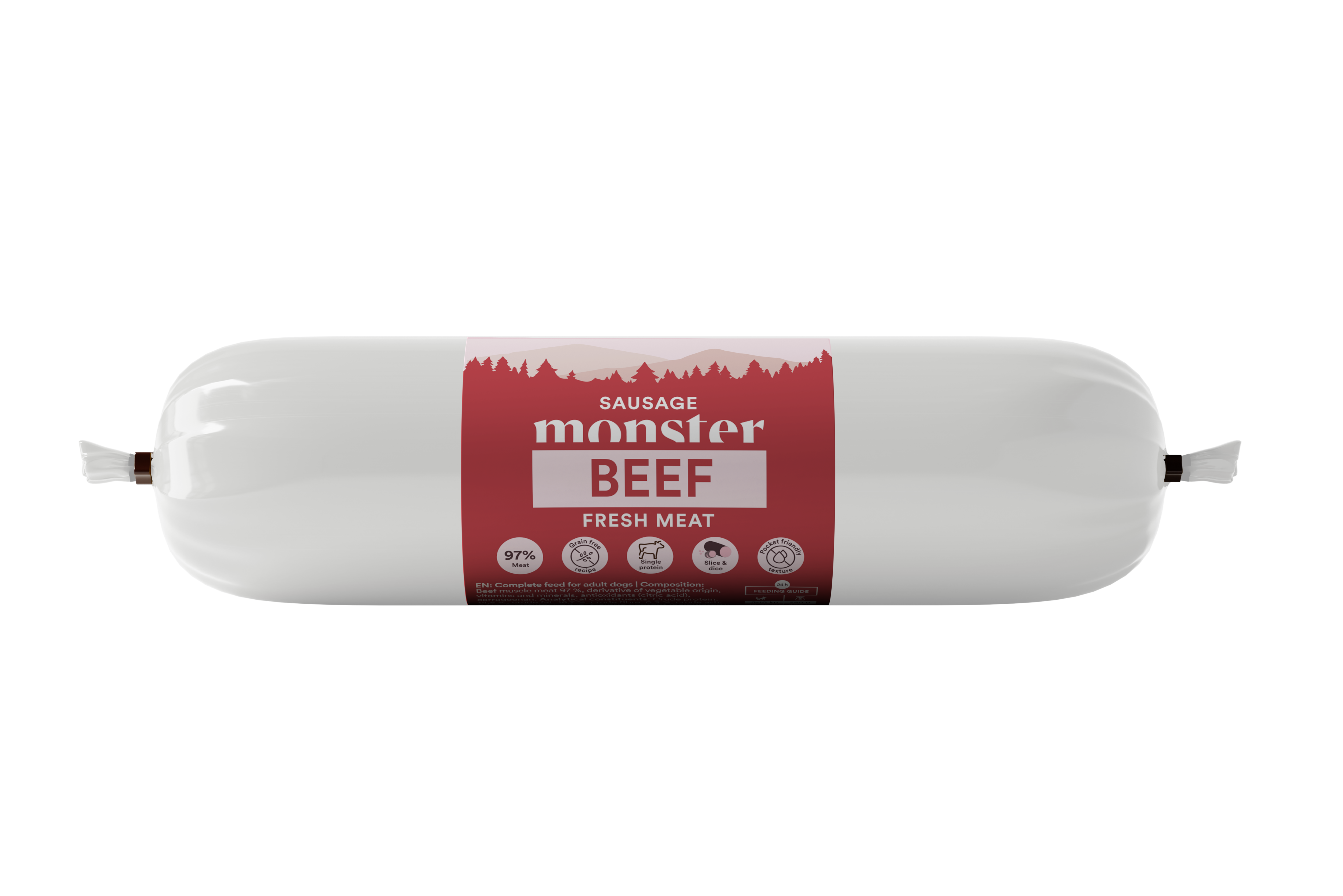 Monster Dog Sausage Beef 200g