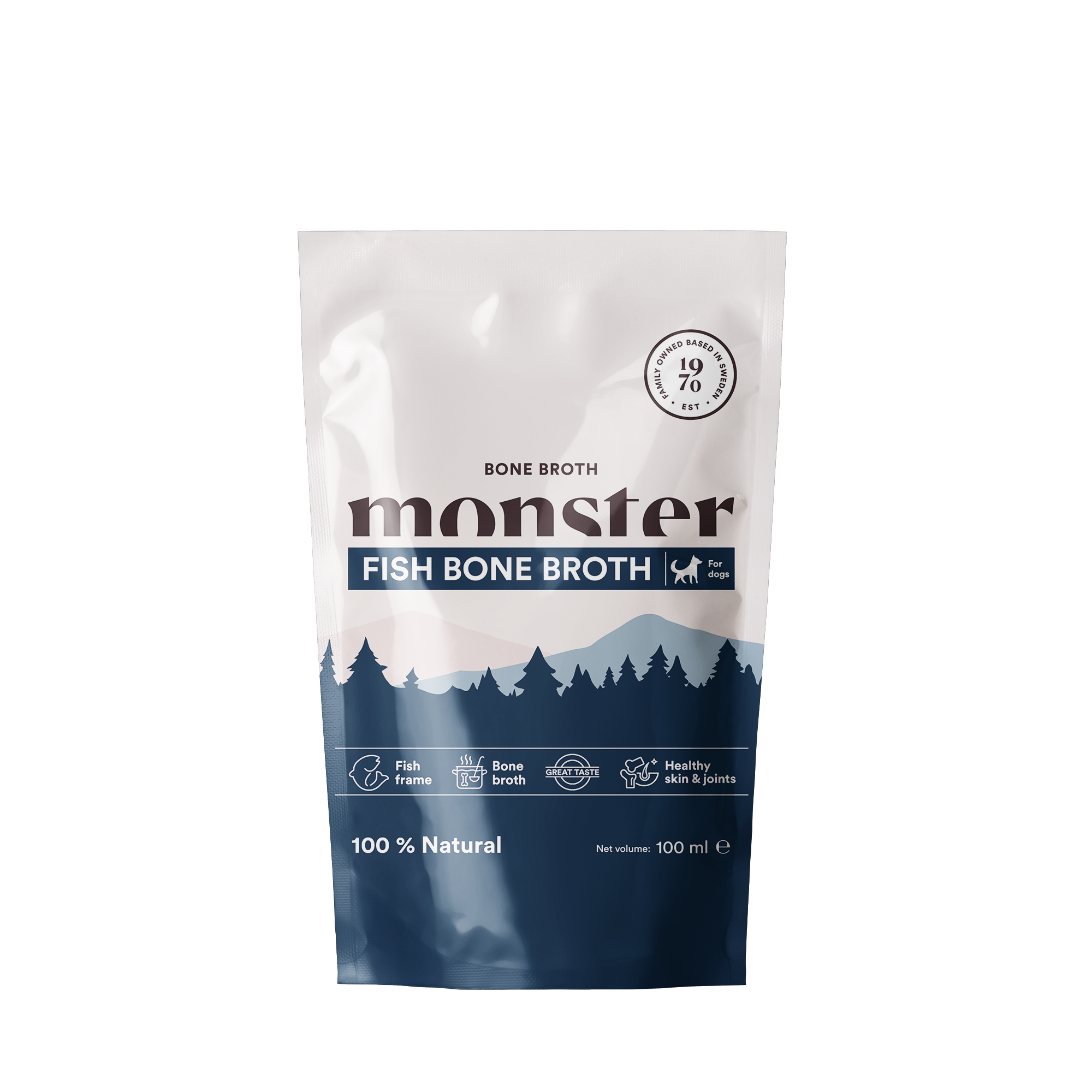 Monster Dog Bone Broth Fish 100ml