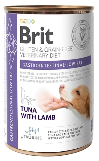 Brit Dog Vet Gastrointestinal Low Fat 400g Våtfoder