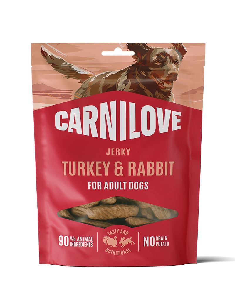 Carnilove Jerky Turkey/Rabbit 100g