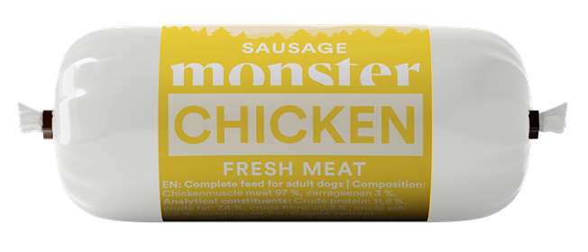 Monster Dog Sausage Chicken 80g