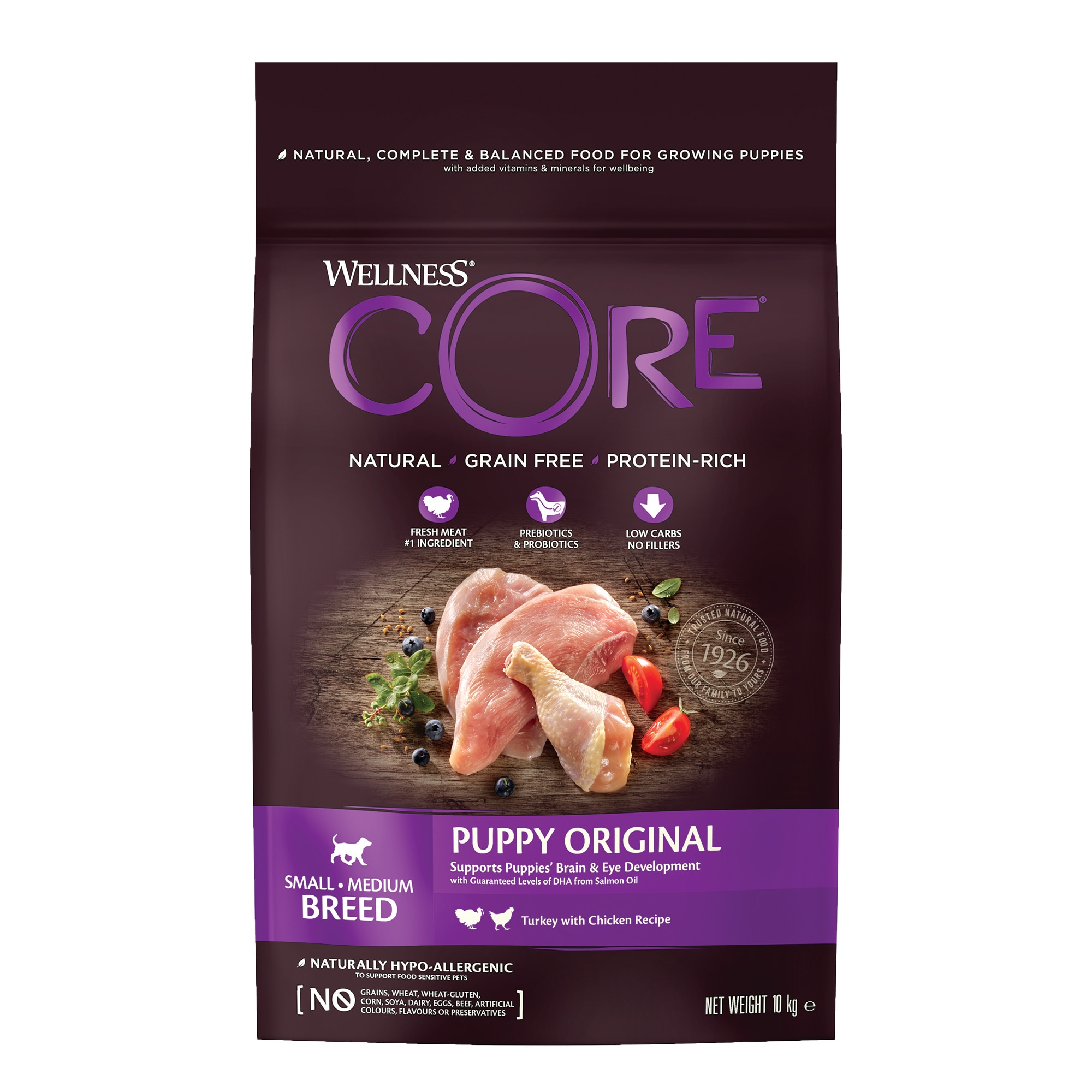 Core dog puppy original small & medium 10kg