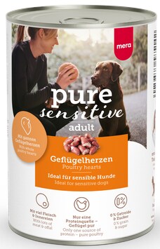 Mera Pure sensitive kycklinghjärta 400g