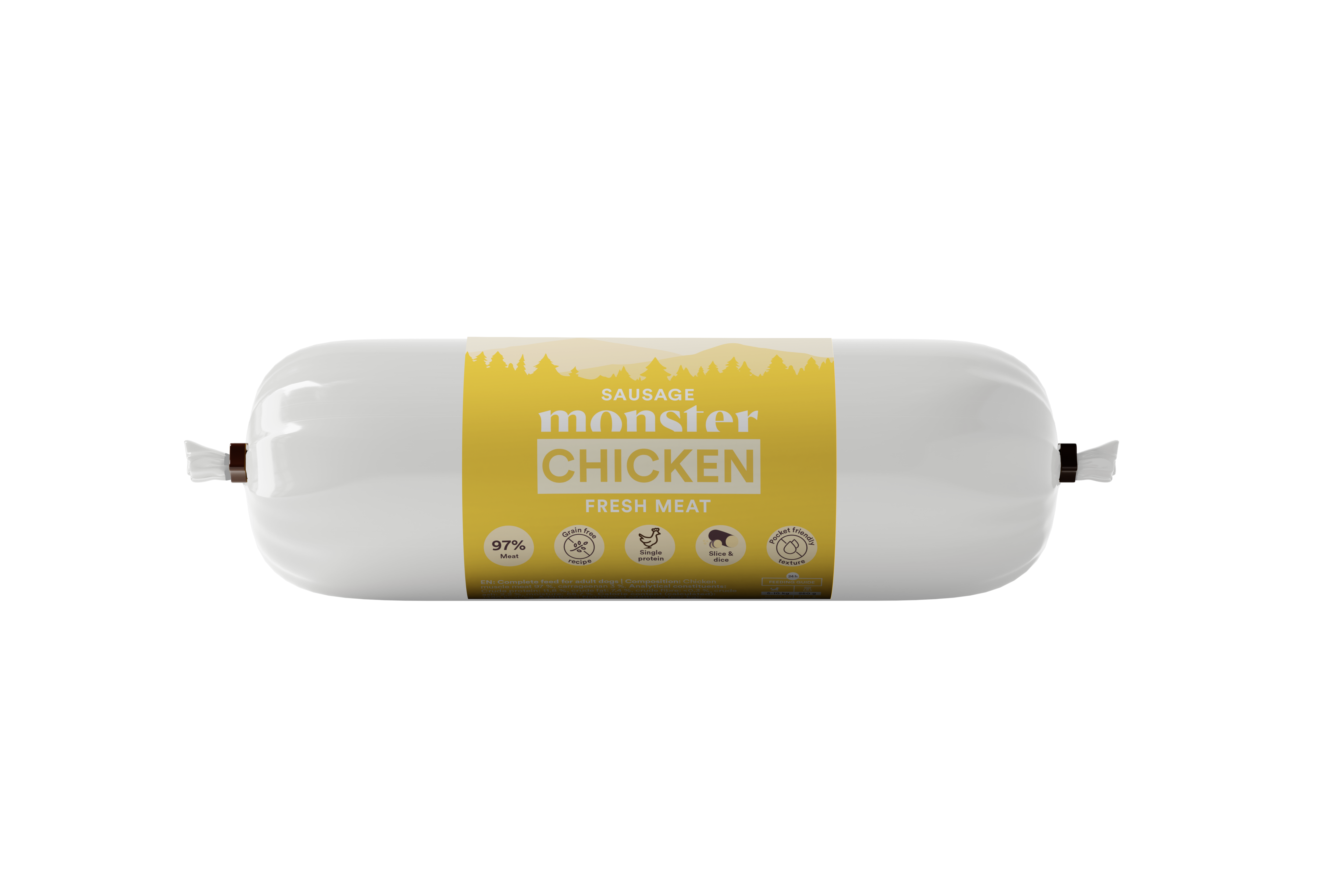 Monster Dog Sausage Chicken 400g