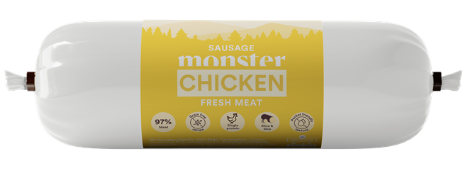 Monster Dog Sausage Chicken 400g