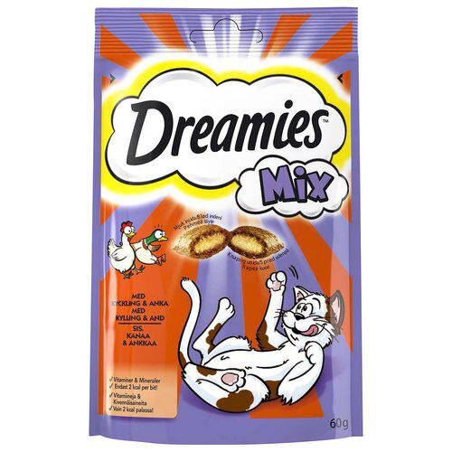 Dreamies Kyckling & Anka 60g