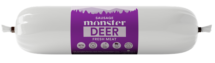 Monster Dog Sausage Deer 200g