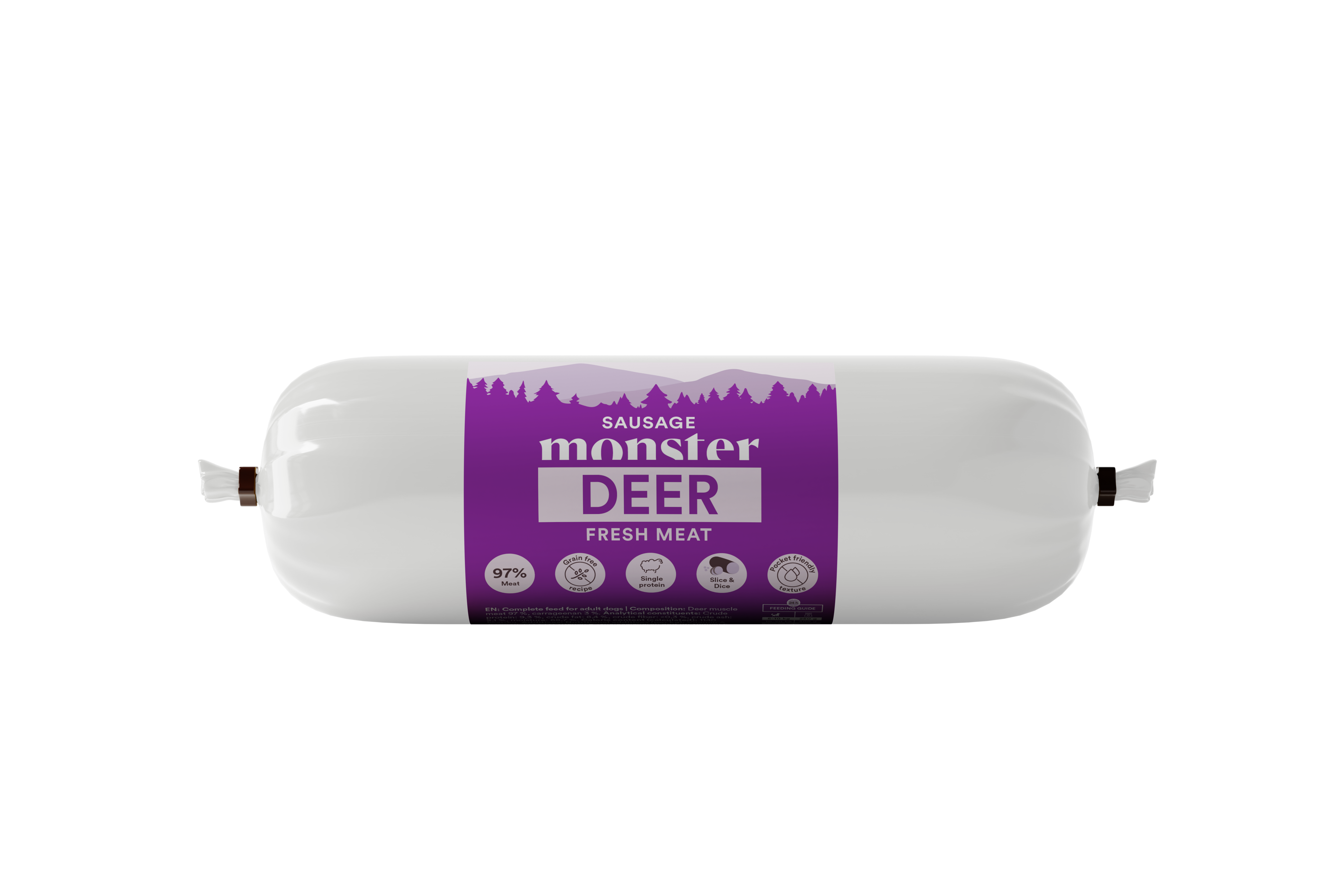 Monster Dog Sausage Deer 400g