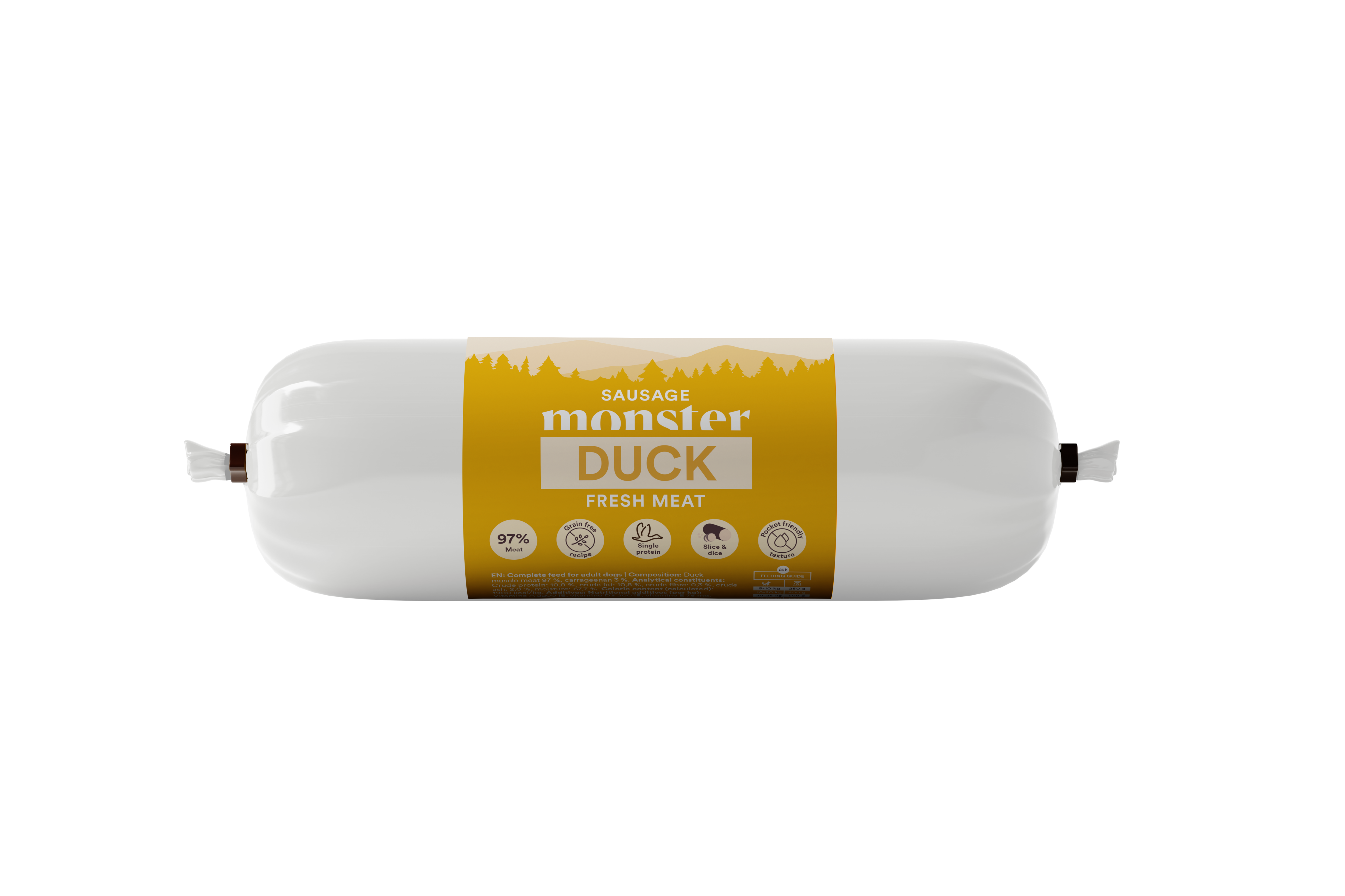 Monster Dog Sausage Duck 400g