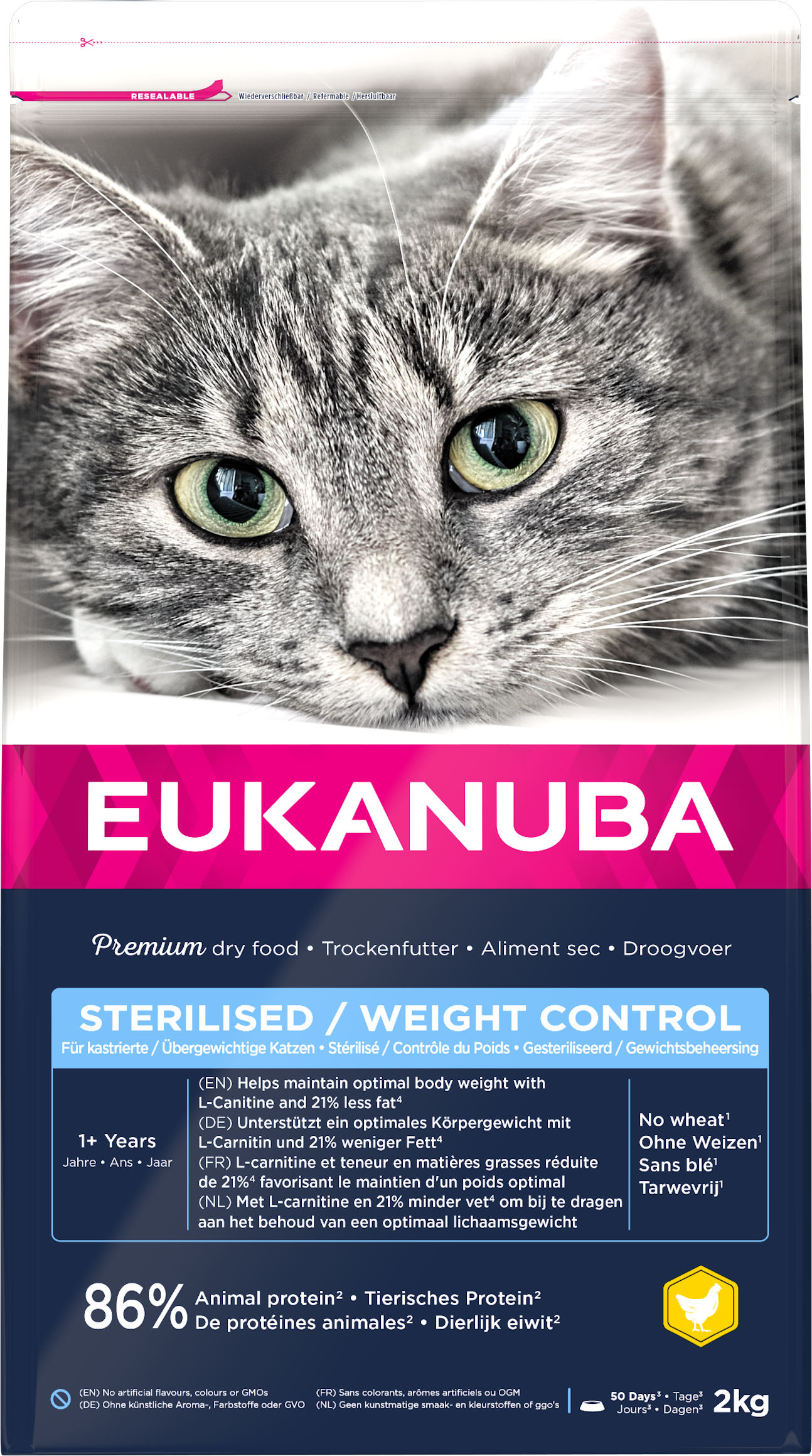 Eukanuba Cat Adult sterilised/Weight control 2kg
