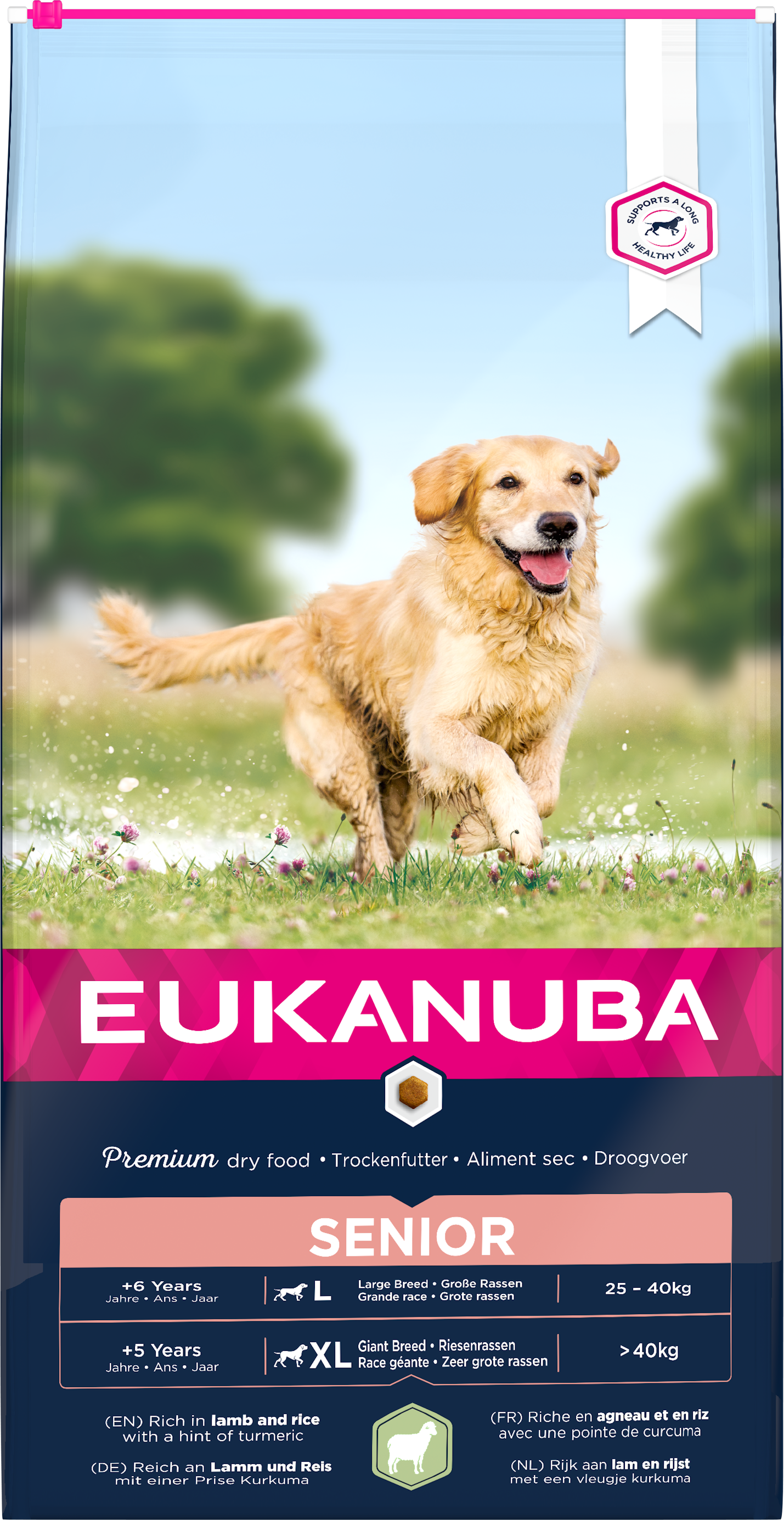 Eukanuba dog Senior large lamb & rice 12kg
