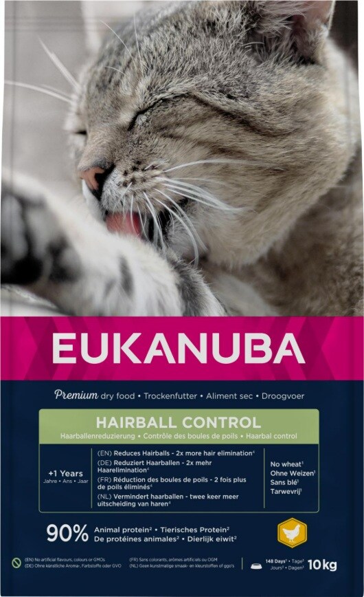 Eukanuba Cat Adult hairball 10kg