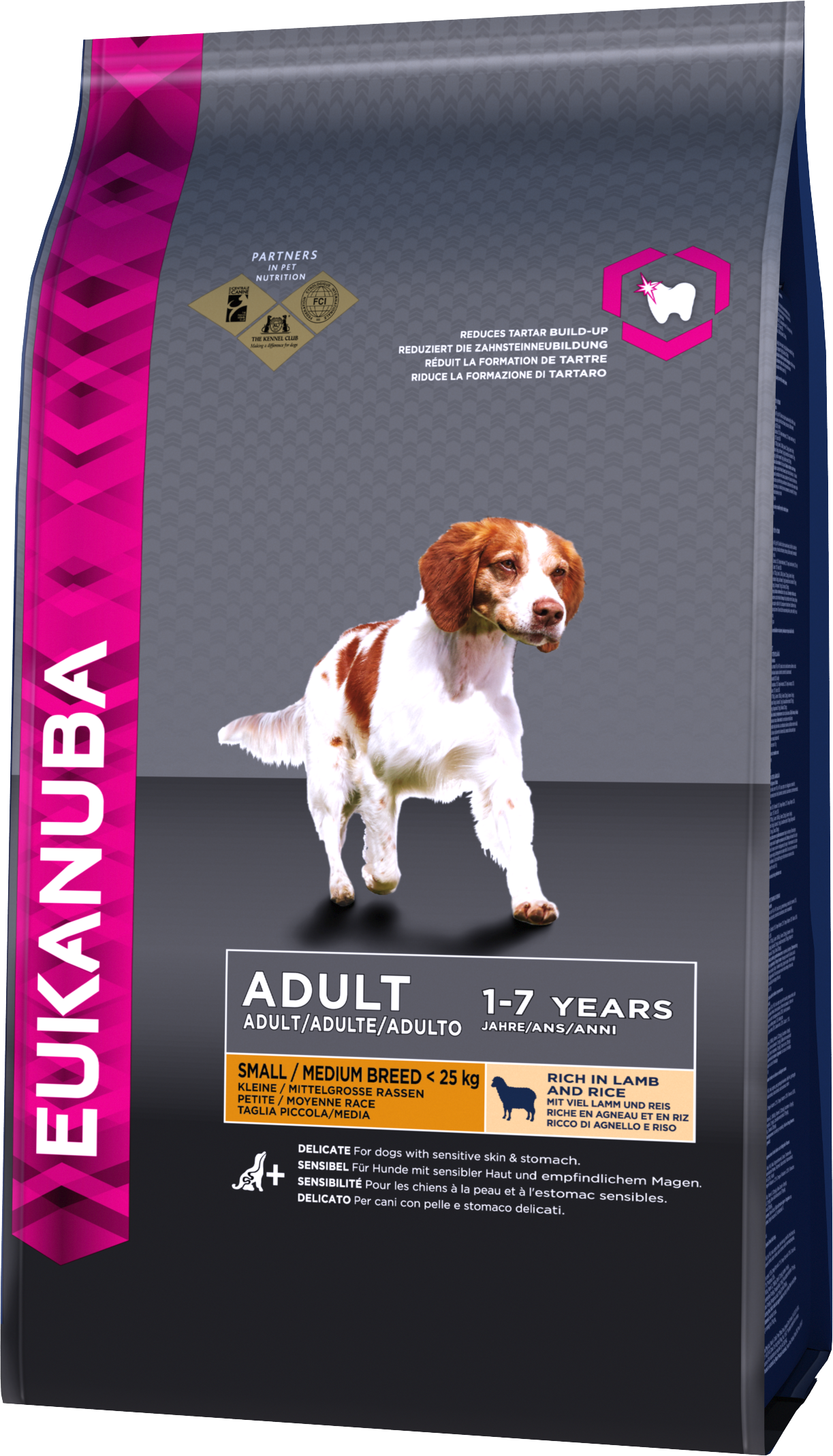 Eukanuba dog adult small/medium lamb & rice 2,5kg