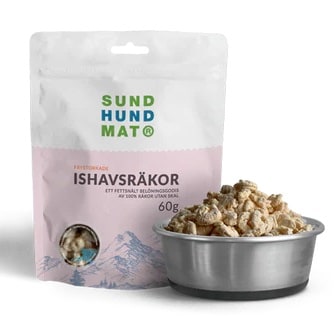 Sund hundmat frystorkade Räkor 60gr