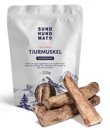 Sund hundmat Frystorkad Tjurmuskel 220g