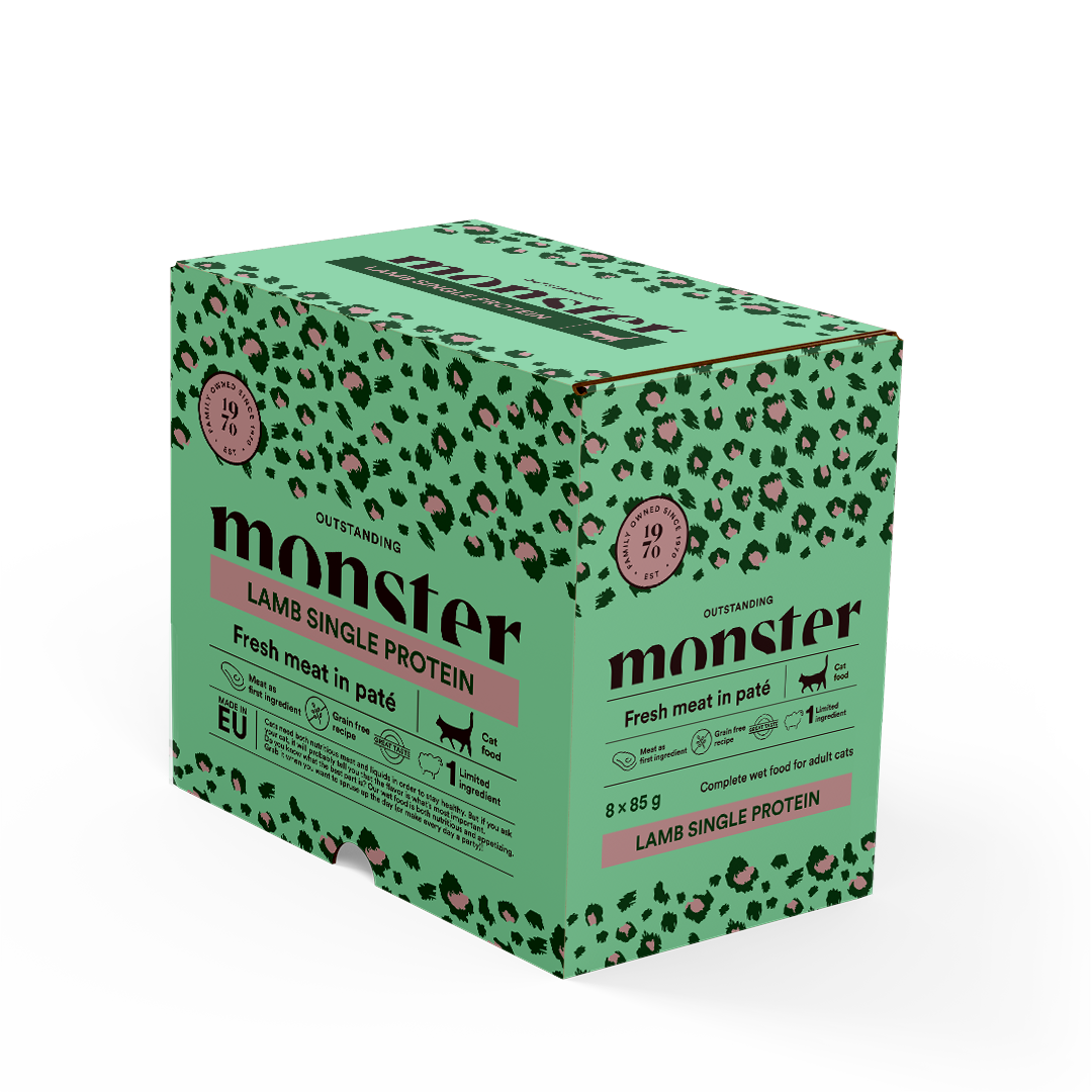 Monster Katt Våtfoder Lamm 85g 8-Pack