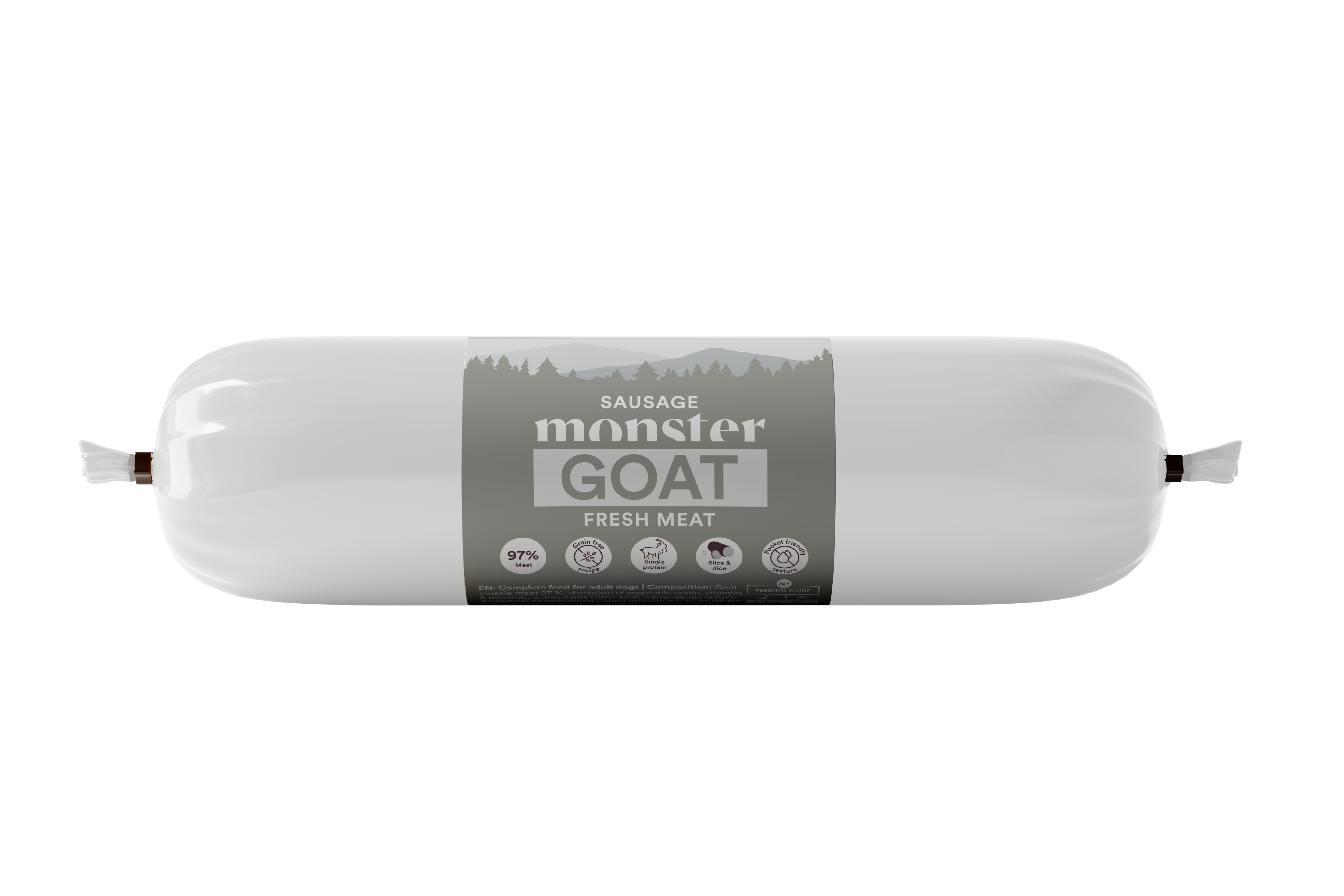 Monster Dog Sausage Goat 200g