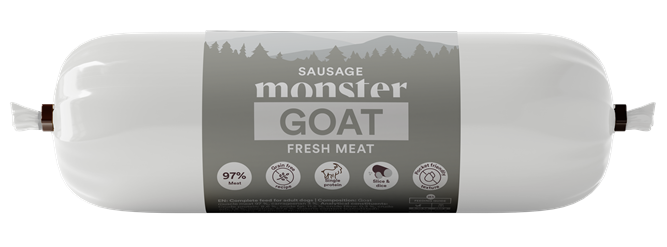 Monster Dog Sausage Goat 400g