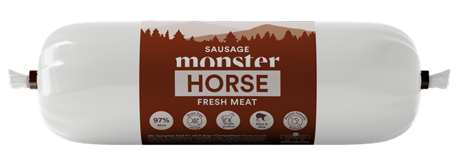 Monster Dog Sausage Horse 400g