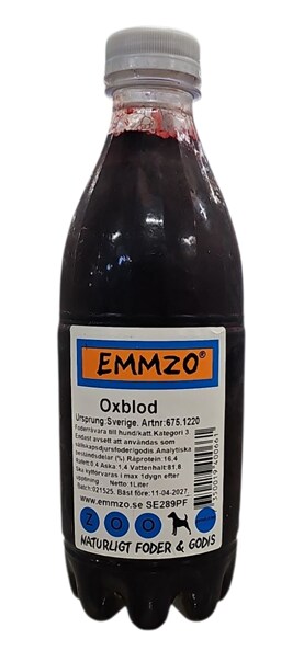 Fryst Oxblod 1 Liter