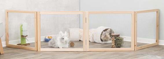 Inomhushage/avdelare i trä 60-240cm/H:50cm - 2