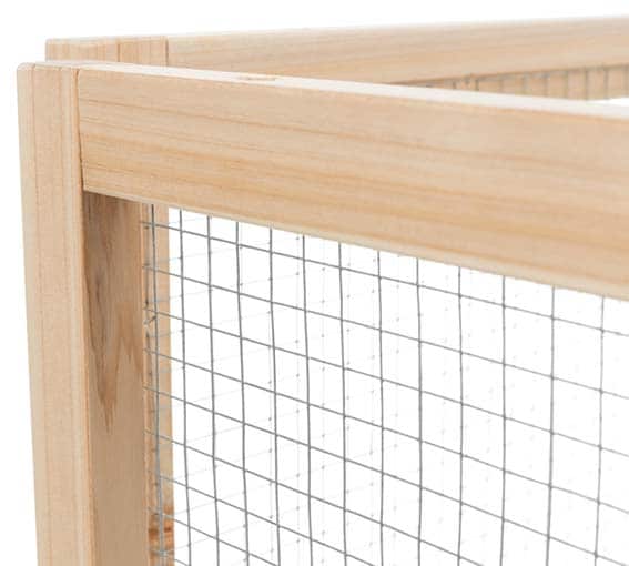 Inomhushage/avdelare i trä 60-240cm/H:50cm