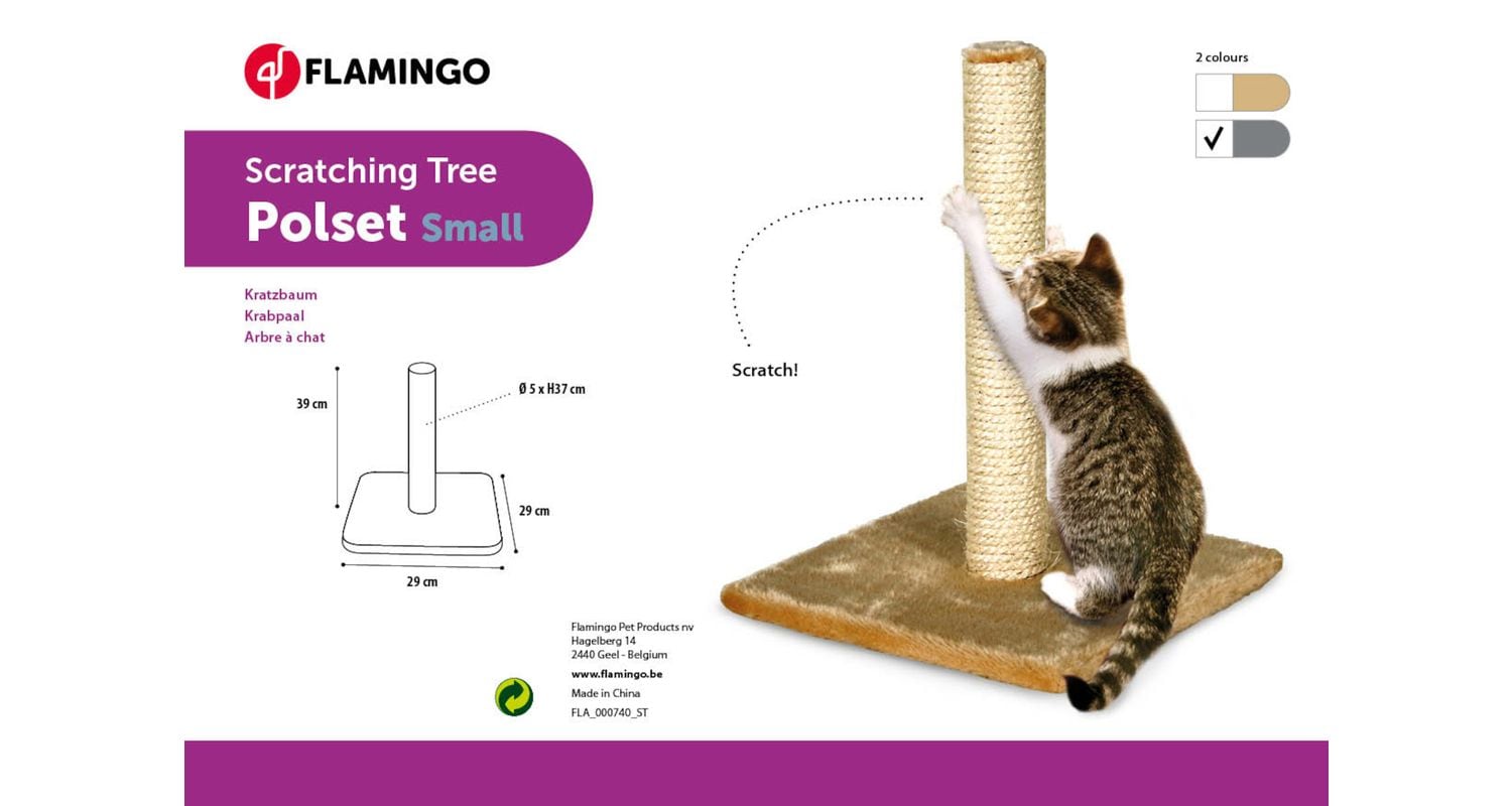 Klöspelare Polset grå 29x29x39cm - 2