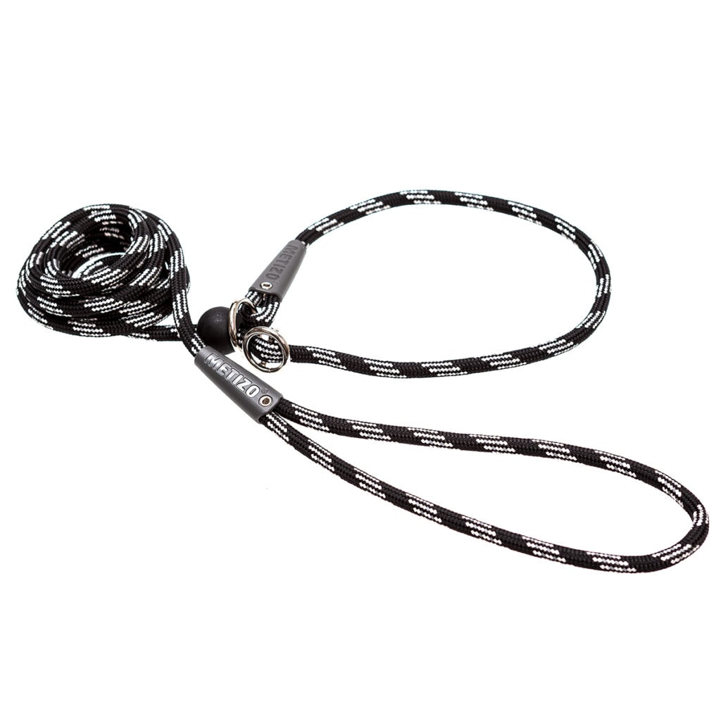 Retriverkoppel Metizo Svart 1 Meter