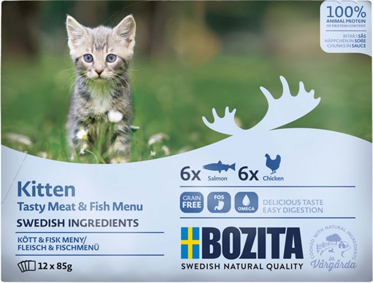 Bozita Kitten i sås 12x85g
