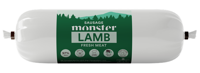 Monster Dog Sausage Lamb 400g
