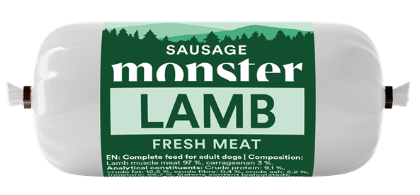 Monster Dog Sausage Lamb 80g
