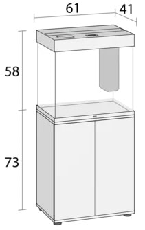 Juwel Lido 120 LED med SBX-bänk Vit - 2