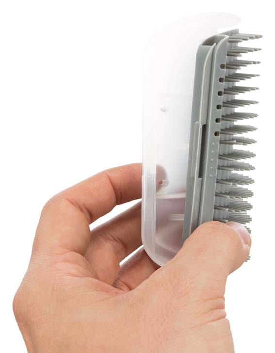 Massageborste för katt, väggmonteras