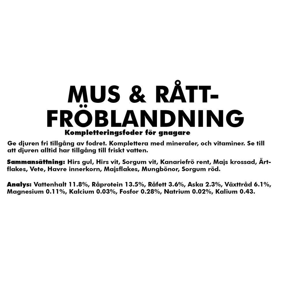 Mus- och råttfröblandning 0,5kg - 2