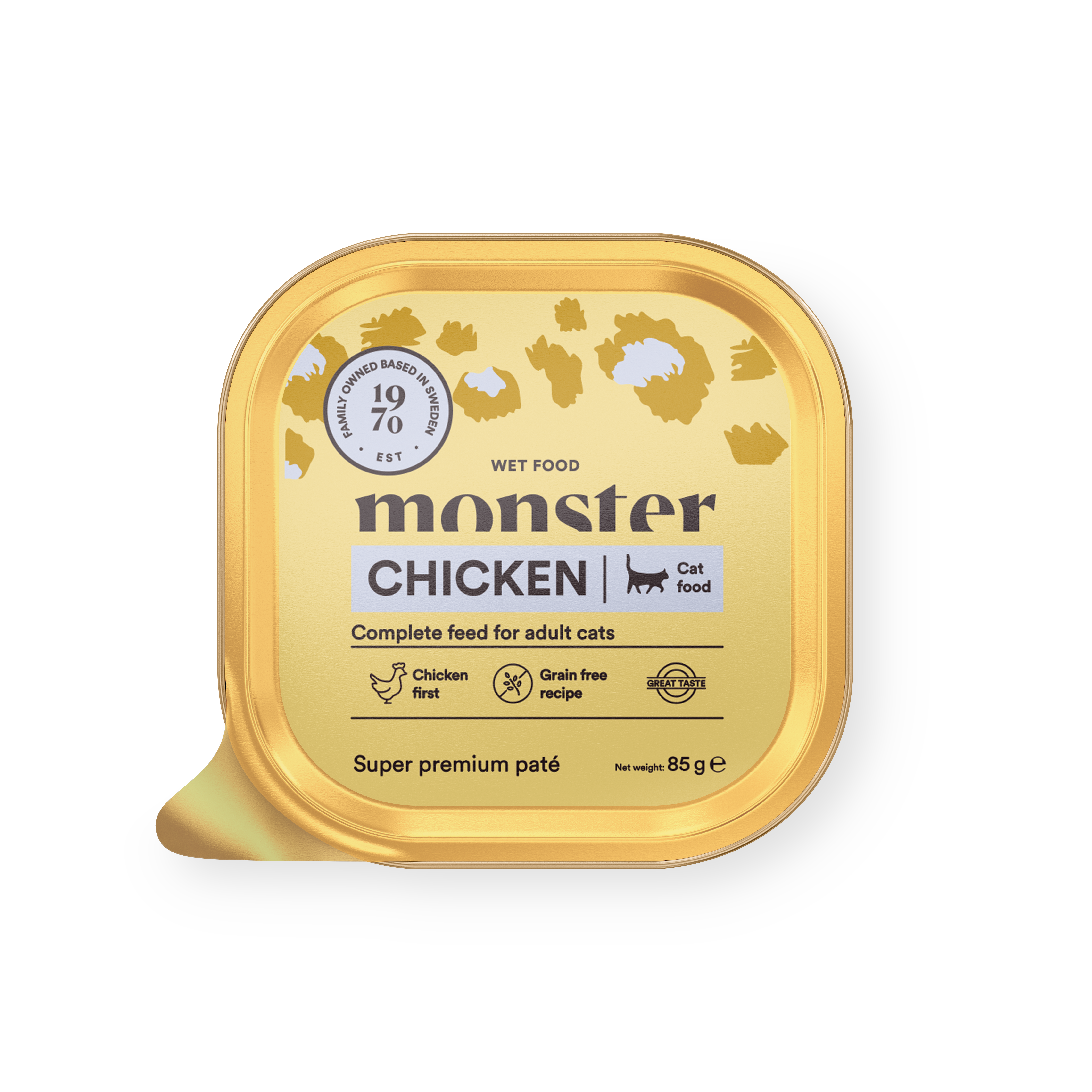 Monster Katt Våtfoder Chicken Paté 85g