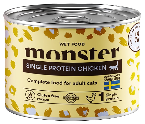 Monster Katt Våtfoder Kyckling 200g