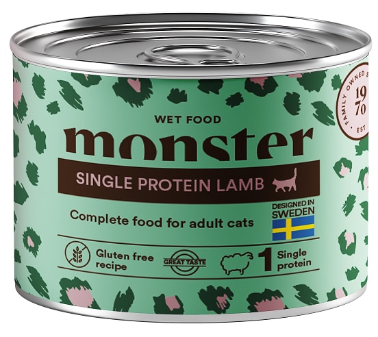 Monster Katt Våtfoder Lamm 200g