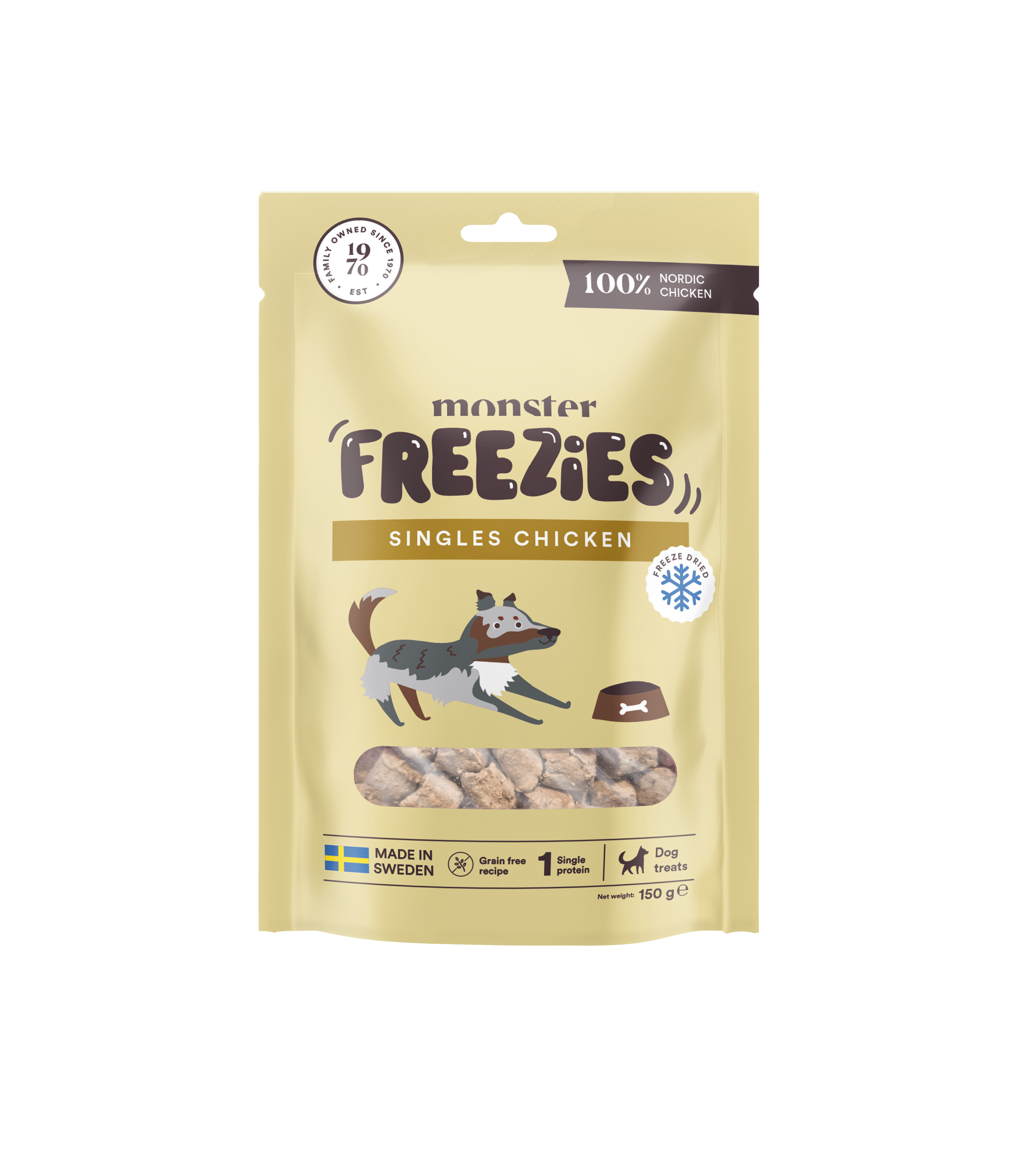 Monster Hund Freezies Kyckling 45g