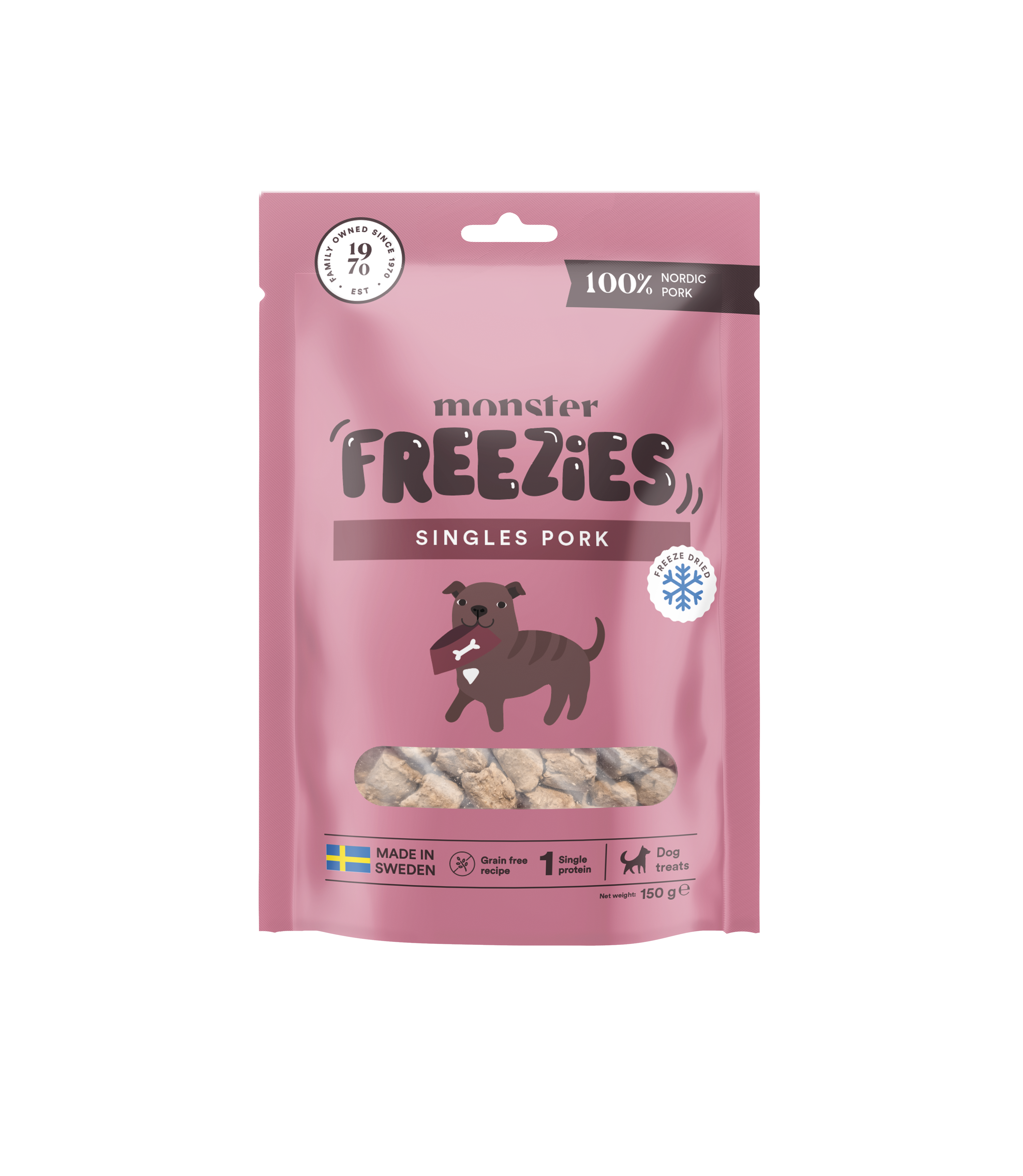 Monster Hund Freezies Fläsk 45g