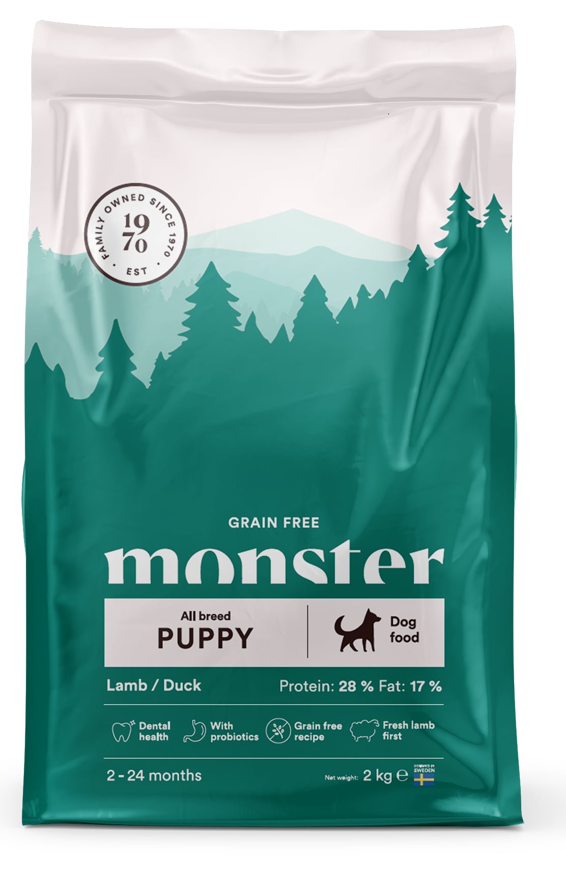 Monster GF Puppy Lamm & Anka 12kg