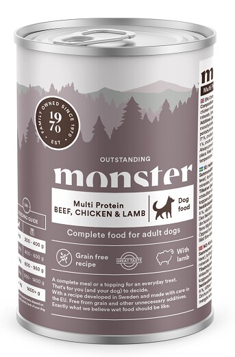 Monster Våt Multiprotein Beef, Chicken & Lamb 400g